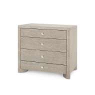 Picture of LUGANO LARGE 4-DRAWER, TAUPE GRAY