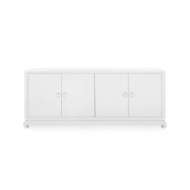 Picture of MEREDITH EXTRA LARGE 4-DOOR CABINET, CHIFFON WHITE