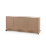 Picture of MEREDITH EXTRA LARGE 4-DOOR CABINET, FLAX BROWN