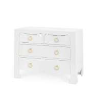 Picture of JACQUI LARGE 4-DRAWER, CHIFFON WHITE