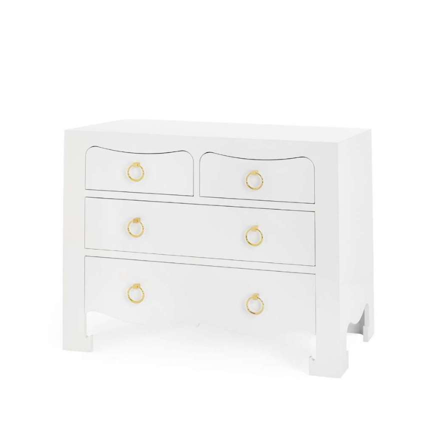 Picture of JACQUI LARGE 4-DRAWER, CHIFFON WHITE