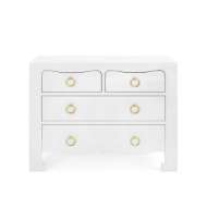 Picture of JACQUI LARGE 4-DRAWER, CHIFFON WHITE