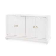 Picture of MEREDITH 4-DOOR CABINET, CHIFFON WHITE