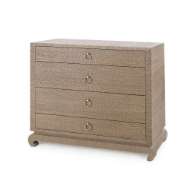 Picture of MING LARGE 4-DRAWER, FLAX BROWN