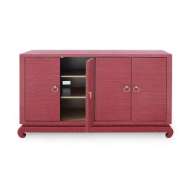 Picture of MEREDITH 4-DOOR CABINET, RED