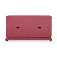 Picture of MEREDITH 4-DOOR CABINET, RED