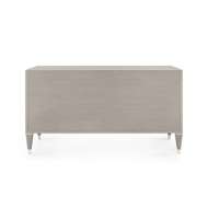 Picture of MORRIS EXTRA LARGE 6-DRAWER, TAUPE GRAY AND NICKEL