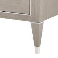 Picture of MORRIS EXTRA LARGE 6-DRAWER, TAUPE GRAY AND NICKEL