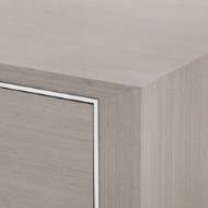 Picture of MORRIS EXTRA LARGE 6-DRAWER, TAUPE GRAY AND NICKEL