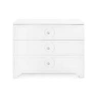 Picture of SAVOY MEDIUM 3-DRAWER, WHITE PEARL