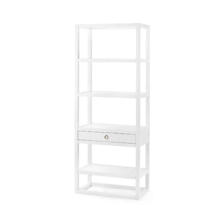 Picture of NEWPORT ETAGERE, WHITE PEARL