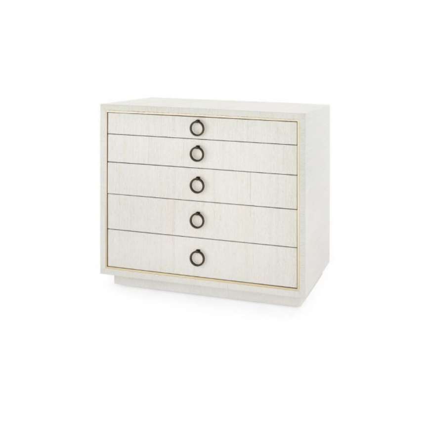 Picture of PARKER LARGE 5-DRAWER, SILVER SHIMMER