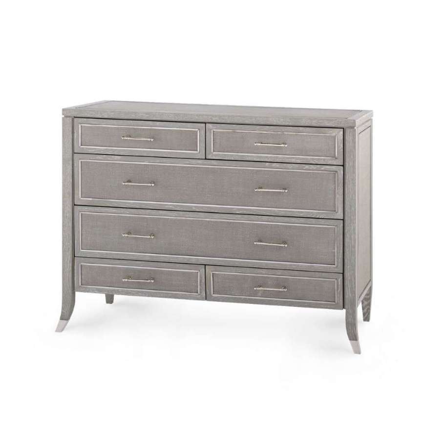 Picture of PAULINA LARGE 6-DRAWER, SOFT GRAY