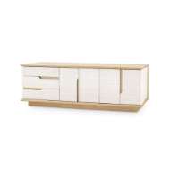 Picture of SIMON 3-DRAWER & 4-DOOR CABINET, LIGHT NATURAL SHIMMER