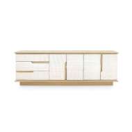 Picture of SIMON 3-DRAWER & 4-DOOR CABINET, LIGHT NATURAL SHIMMER