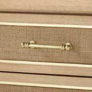 Picture of PAULINA LARGE 6-DRAWER, NATURAL AND CAMEL