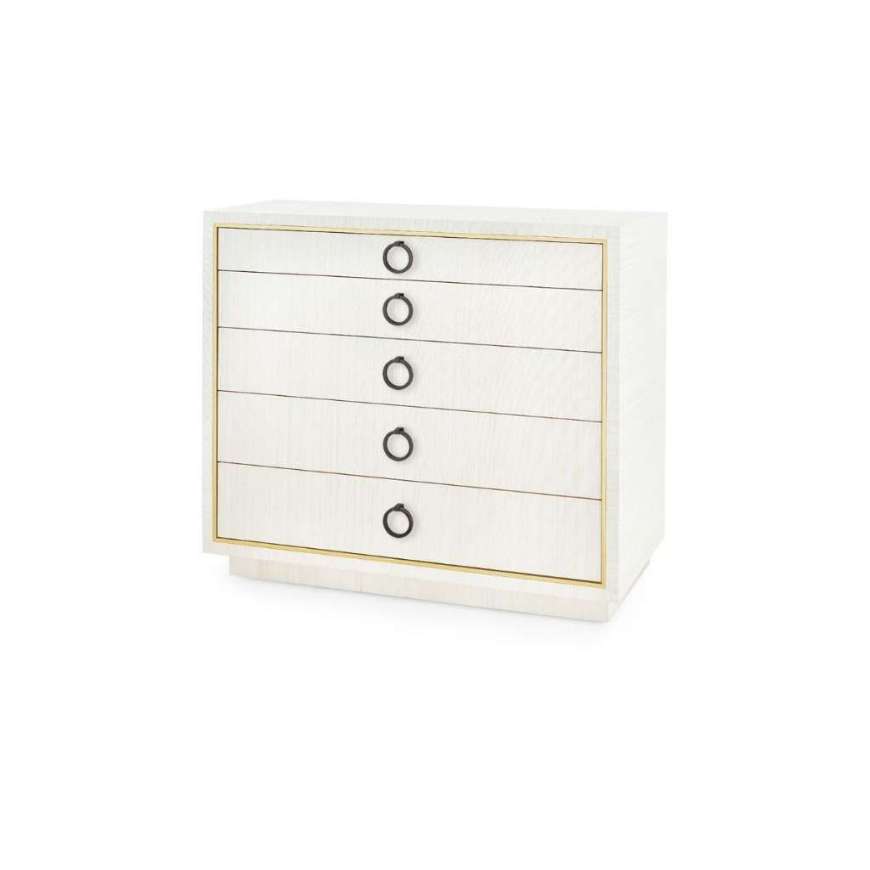 Picture of PARKER LARGE 5-DRAWER, LIGHT NATURAL SHIMMER