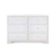 Picture of FRANCES EXTRA LARGE 6-DRAWER, CHIFFON WHITE