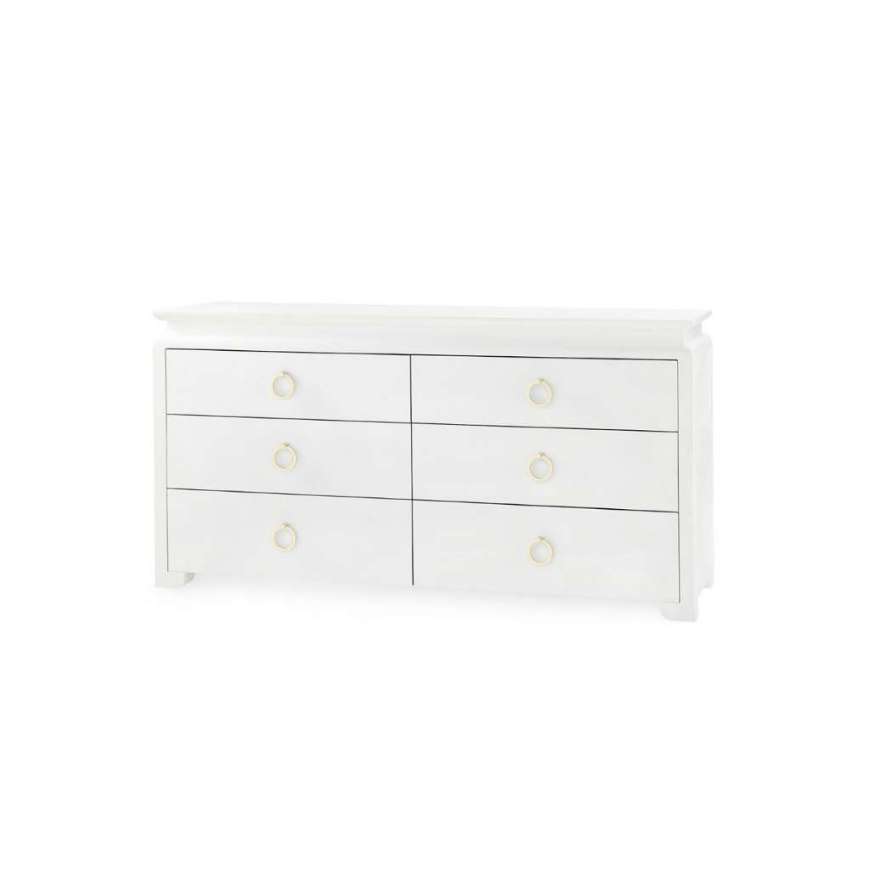 Picture of ELINA EXTRA LARGE 6-DRAWER, VANILLA