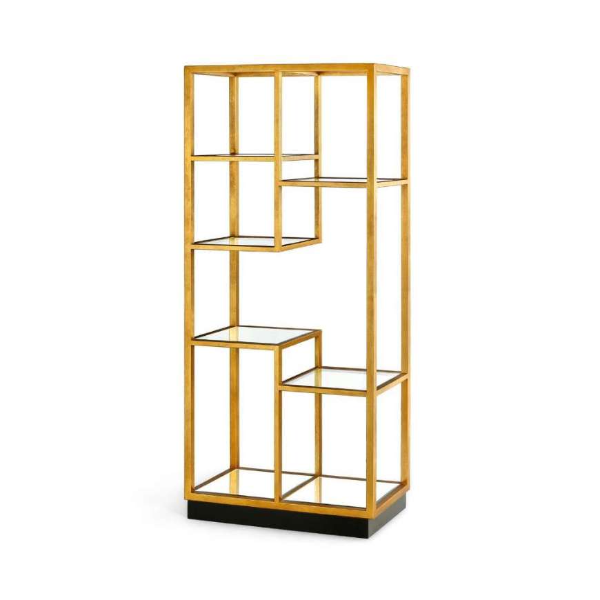 Picture of HAYNES ETAGERE, GOLD LEAF