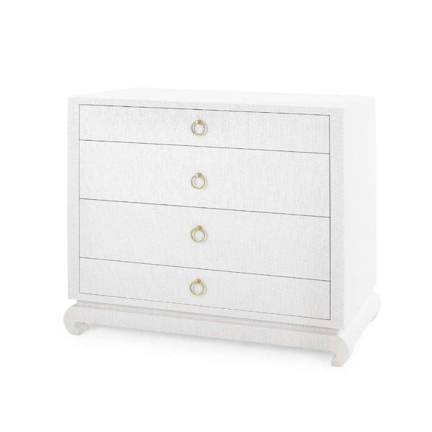 Picture of MING LARGE 4-DRAWER, CHIFFON WHITE