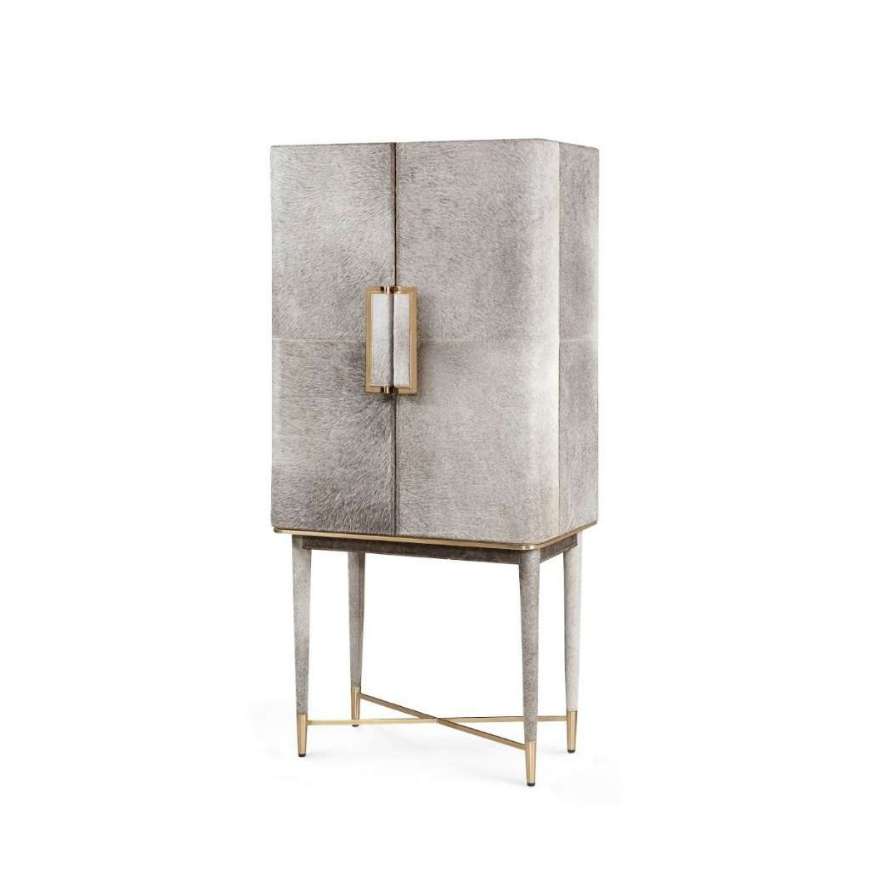 Picture of FLORIAN TALL BAR CABINET, GRAY