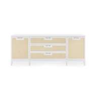 Picture of ASTOR 3-DRAWER & 2-DOOR CABINET, VANILLA