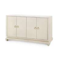 Picture of MEREDITH 4-DOOR CABINET, CANVAS CREAM