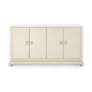 Picture of MEREDITH 4-DOOR CABINET, CANVAS CREAM