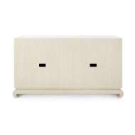 Picture of MEREDITH 4-DOOR CABINET, CANVAS CREAM