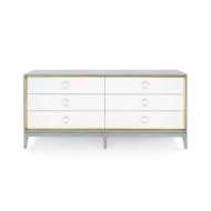 Picture of CAMERON EXTRA LARGE 6-DRAWER, SOFT GRAY