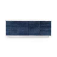 Picture of COSMOPOLITAN AV CABINET/BUFFET, NAVY BLUE PENCIL STRIPE