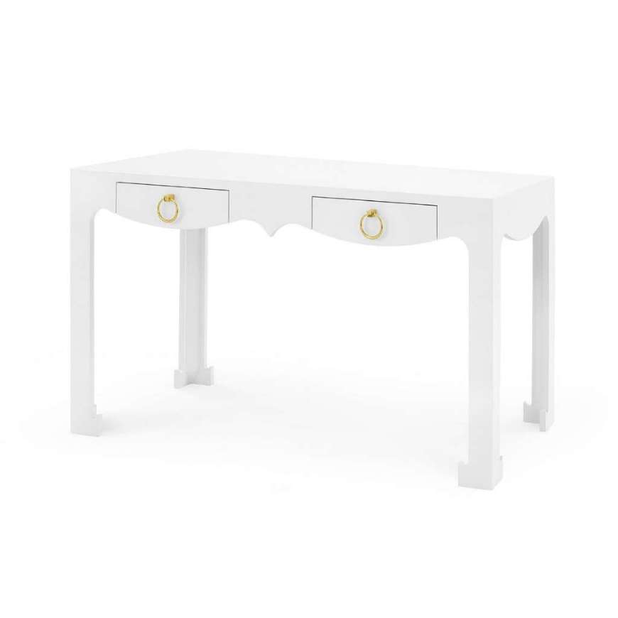 Picture of JORDAN CONSOLE/DESK, CHIFFON WHITE