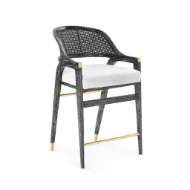 Picture of EDWARD COUNTER STOOL, JET BLACK