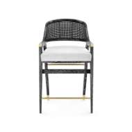 Picture of EDWARD COUNTER STOOL, JET BLACK