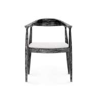 Picture of DANISH ARMCHAIR, JET BLACK