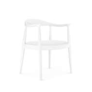 Picture of DANISH ARMCHAIR, WHITE