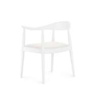 Picture of DANISH ARMCHAIR, WHITE