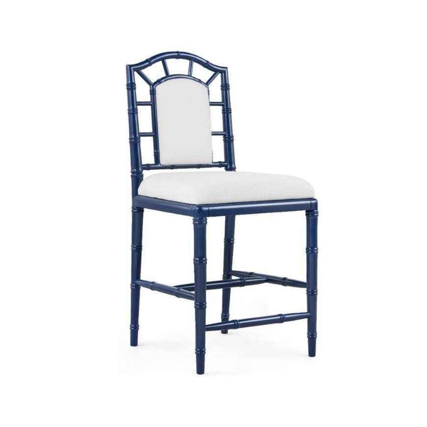 Picture of DELIA COUNTER STOOL, MIDNIGHT BLUE