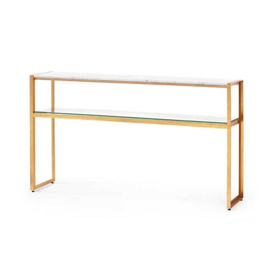 Picture of ENDURA CONSOLE TABLE, GOLD LEAF