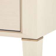 Picture of MORRIS DESK, BLANCHED OAK AND CHAMPAGNE