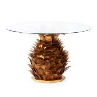 Picture of PINEAPPLE SIDE COCKTAIL TABLE BASE, GOLD LEAF