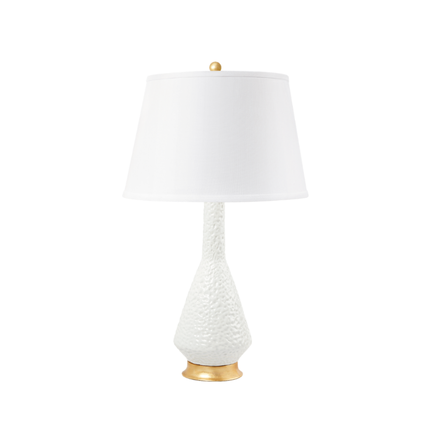 Picture of OPORTO MEDIUM LAMP WITH SHADE, MOON WHITE