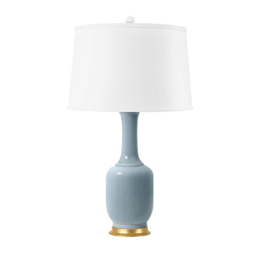 Picture of SAFIRA LAMP WITH SHADE, SKY BLUE