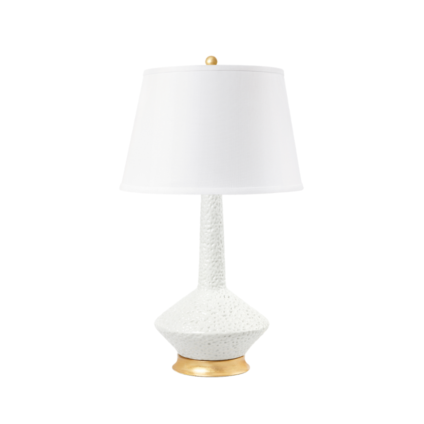 Picture of OPORTO TALL LAMP WITH SHADE, MOON WHITE