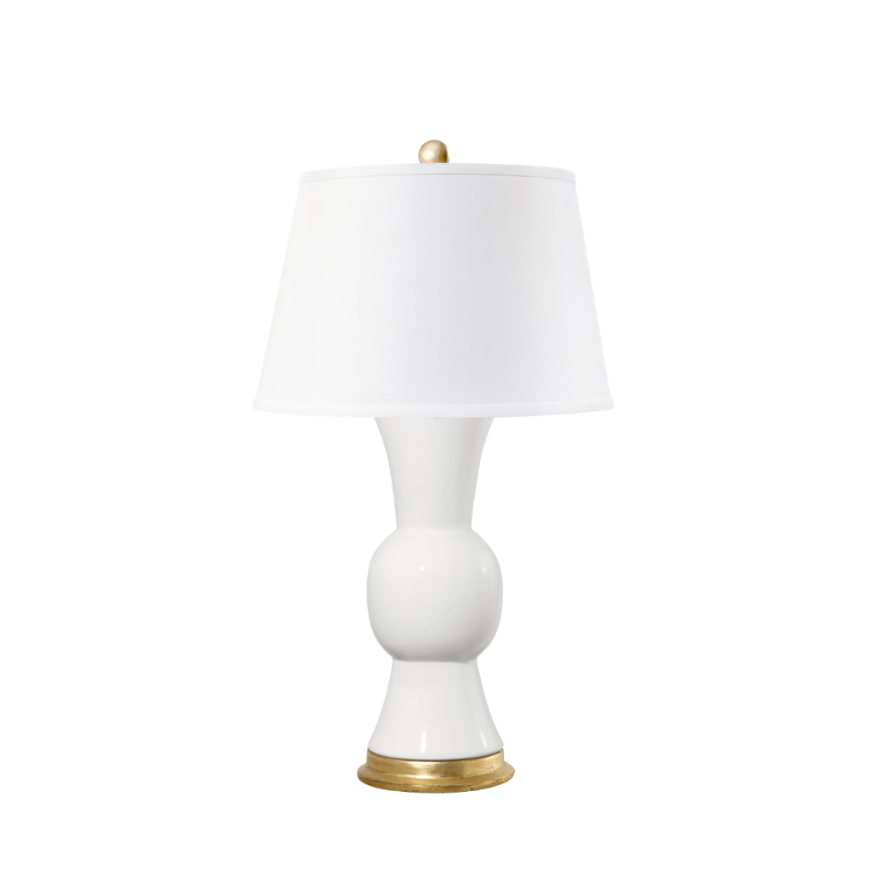 Picture of TAO LAMP WITH SHADE, WHITE SMOKE