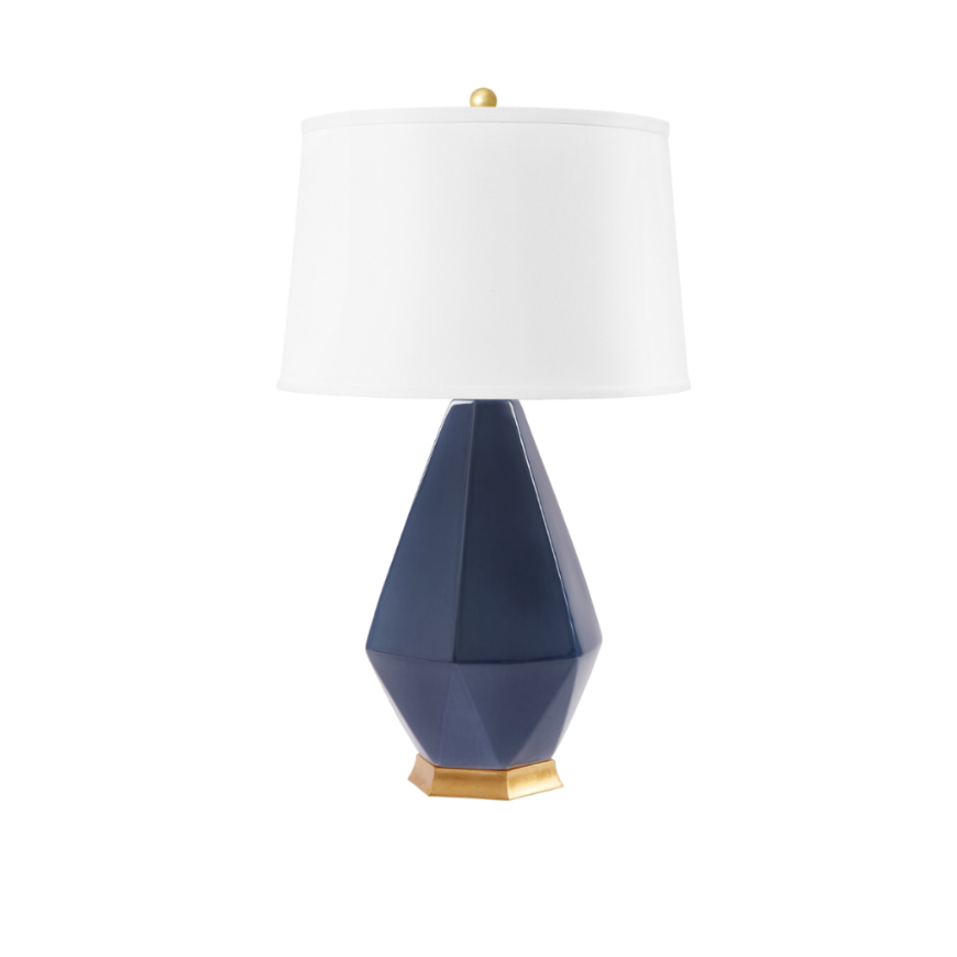 Picture of OLSEN LAMP WITH SHADE, STAR SAPPHIRE