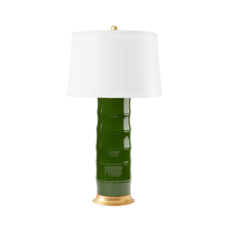 Picture of SAIGON LAMP WITH SHADE, DARK GREEN