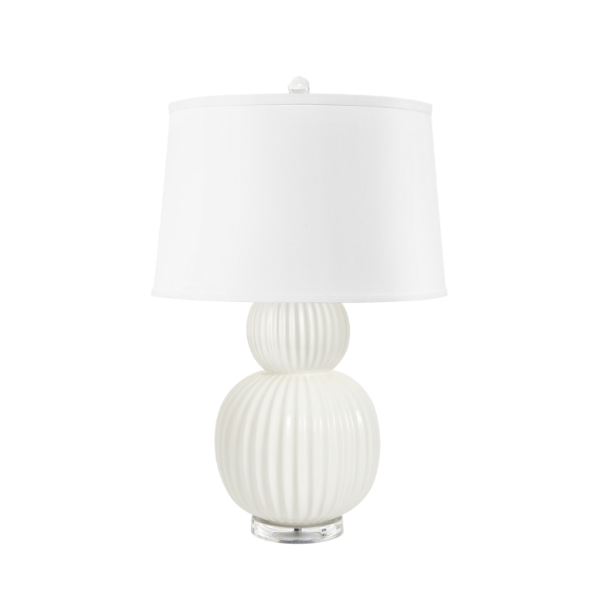 Picture of MERIDIAN LAMP WITH SHADE, WHITE CLOUD