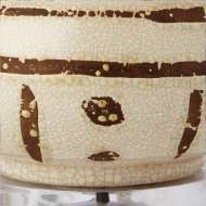 Picture of SHINO LAMP, IVORY AND BROWN